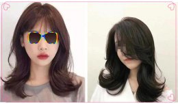2022年女生修颜减龄的半烫卷发造型
