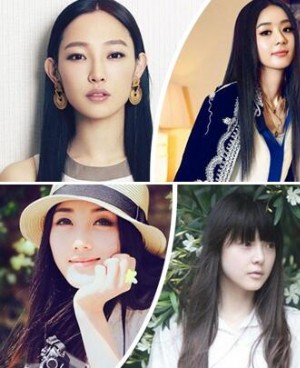 圆脸女生适合的长直发发型 圆脸适合的长直发发型图片