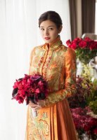 陈妍希结婚秀禾发型 新娘秀禾服发型的梳发