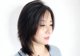 85后胖脸女士适合什么短发 秋季中年女士热点刘海短发摆脱胖脸更年轻
