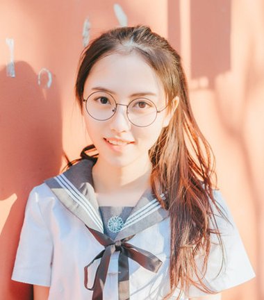 高中生中长发扎法 高中女学生长发扎法