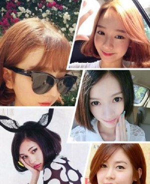 韩国短发可爱女生 韩式个性可爱女生短发发型