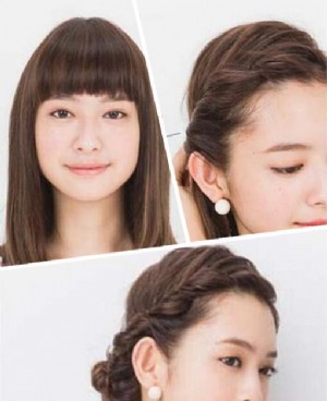 女生中发发型扎法图解打造清爽夏日造型