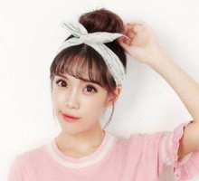 用发饰做丸子头 四十岁合适丸子头吗