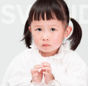卡哇伊小女孩蘑菇头刘海 最新小女孩儿齐刘海波