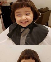 小女宝宝可爱短发发型图片 不同风格款式的女童短头发