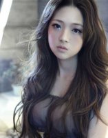 气质美女发型烫发 女生气质长发烫发发型PK图