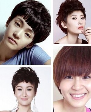 个性短发女孩 女生个性超短发清爽零负担