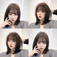 初恋发型简约高级2022年超减龄瘦脸锁骨发