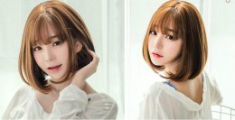 流行时尚女性人气短发发型 甜美范儿十足