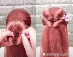夏季簪子编发来袭再也不用披头散发 分享簪子编发步骤图解