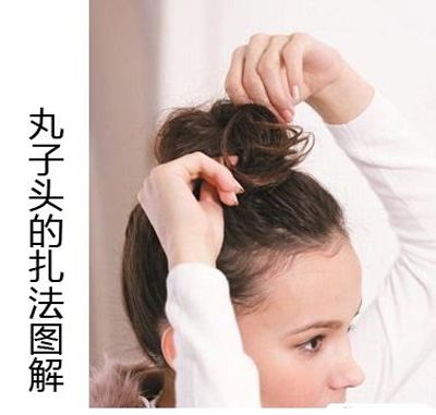 怎么扎时尚丸子头图解 各种丸子头扎法图解