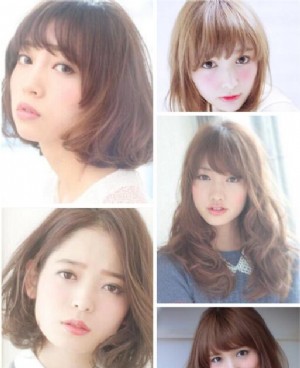 梨花烫头发图片女短发 今年甜美流行梨花头烫发发型