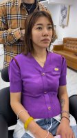女生长脸发型改造~短发接发变身超A长发