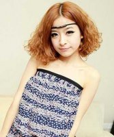 烫纹理发型图片女人 魅力十足的女生纹理烫发型图片