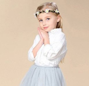小孩子的头发怎么扎漂亮 流行小孩子绑头发图片